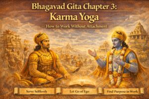 Bhagavad Gita Chapter 3: Karma Yoga – How to Work Without Attachment