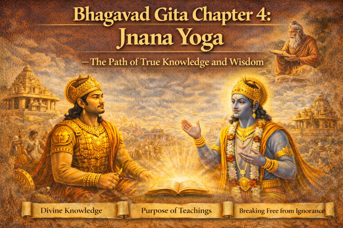 Bhagavad Gita Chapter 4: Jnana Yoga – The Path of True Knowledge and Wisdom