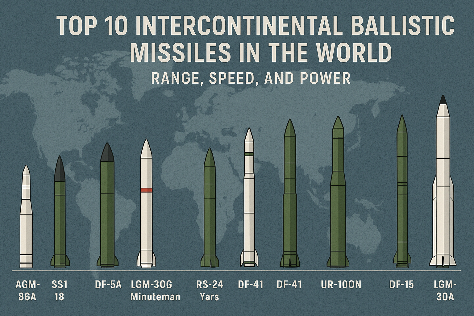 Top 10 Intercontinental Ballistic Missiles in the World