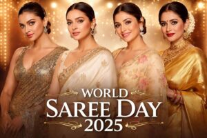 World Saree Day 2025 Most Iconic Sarees Worn by Bollywood Celebrities at Award Shows Anushka Sharma, Alia Bhatt Deepika Padukone and More (1) (1)