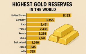 highest gold reserves i the world