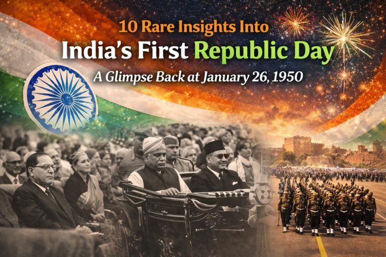 10 Rare Insights Into India First Republic Day A Glimpse Back at January 26 1950