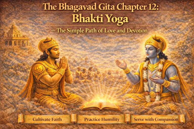The Bhagavad Gita Chapter 12: Bhakti Yoga – The Simple Path of Love and Devotion
